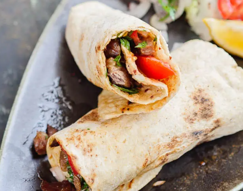 Turkish Spiced Goat Wraps