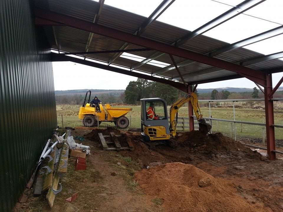 The Construction of the Hay Barn.